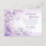 Lavender Floral Sympathy Thank You Card