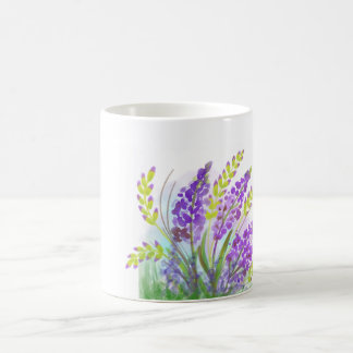 Lavender Floral Watercolor Mug | Botanical Lavende