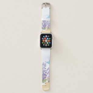 Lavender flower apple watch band