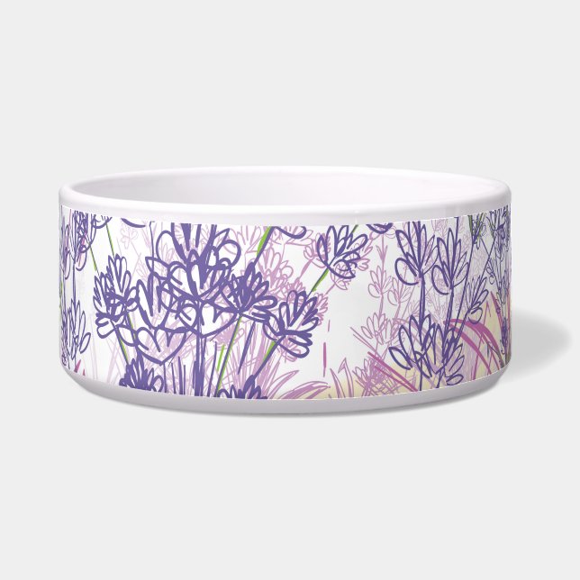 Lavender flower bowl (Front)