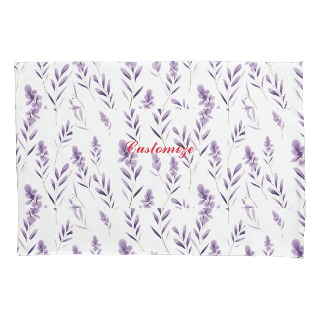 Lavender Flower Buds  Thunder_Cove  Pillow Case (Front)