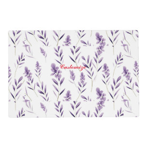 Lavender Flower Buds Thunder_Cove Placemat