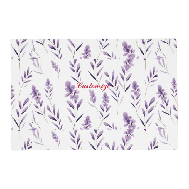 Lavender Flower Buds  Thunder_Cove  Placemat (Front)