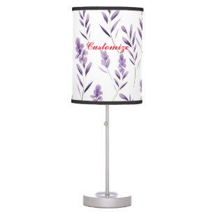 Lavender Flower Buds Thunder_Cove Table Lamp