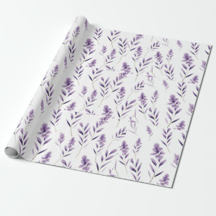 Lavender Flower Buds Thunder_Cove Wrapping Paper