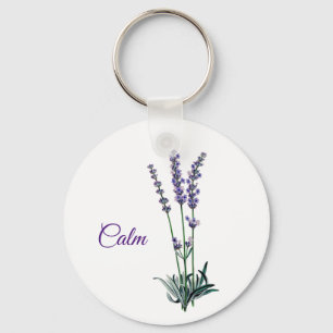 Lavender Flower Calm Keychain
