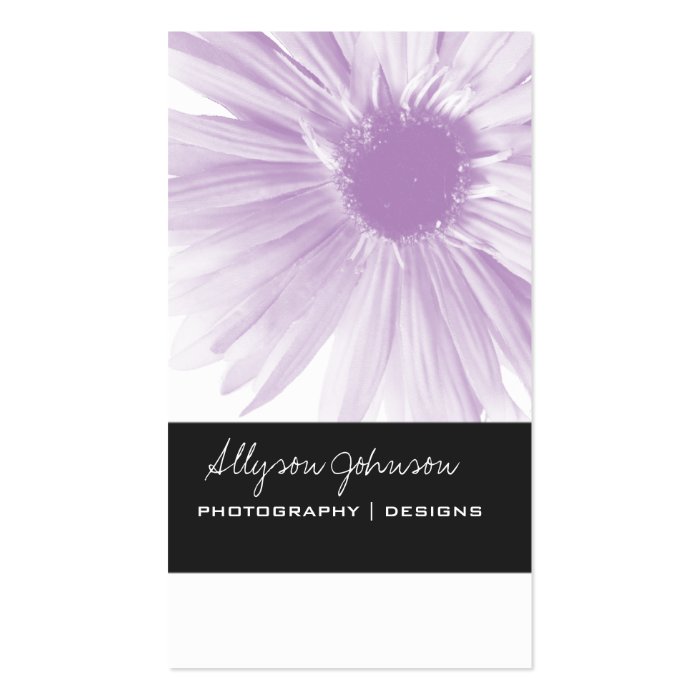 Lavender  Flower Design  Background Business Cards