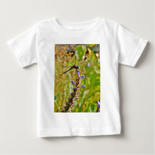 Lavender flower dragonfly baby T-Shirt