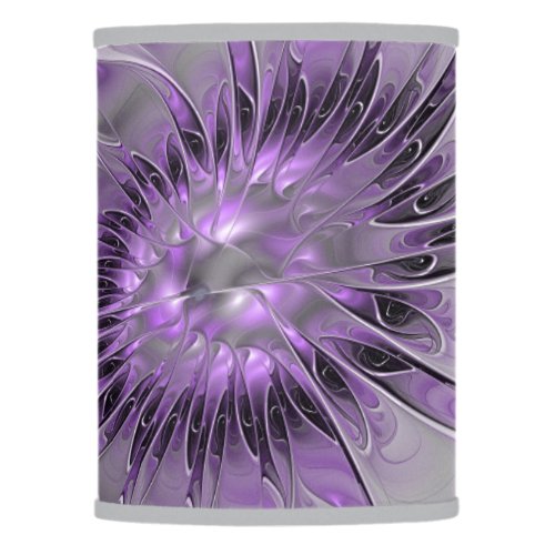 Lavender Flower Dream Modern Abstract Fractal Art Lamp Shade