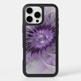 Lavender Flower Dream Modern Abstract Fractal Art iPhone 16 Pro Max Case