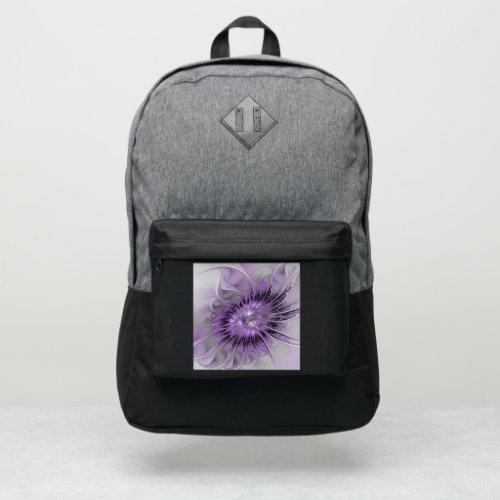 Lavender Flower Dream Modern Abstract Fractal Art Port Authority® Backpack Lavender Flower Dream Modern Abstract Fractal Art Port Authority® Backpack