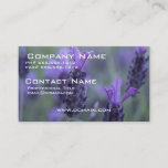 Lavender Flower Photo Business Card