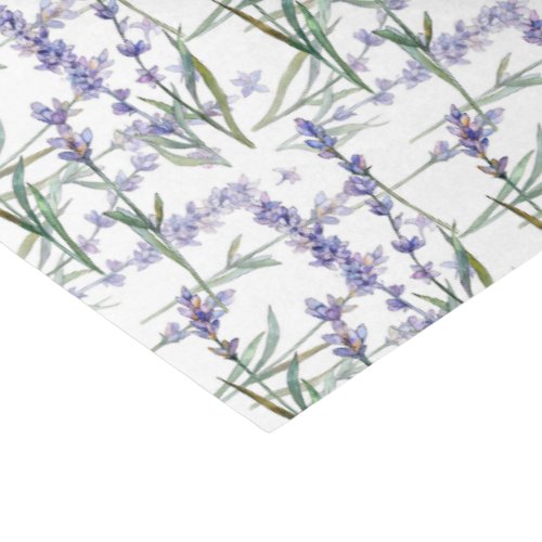 Lavender Flower Plant Watercolor Art Blue Lilac Tissue Paper