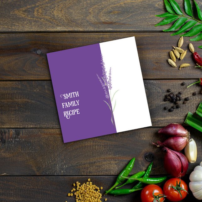  Lavender flower purple white Avery Mini Binder (Creator Uploaded)