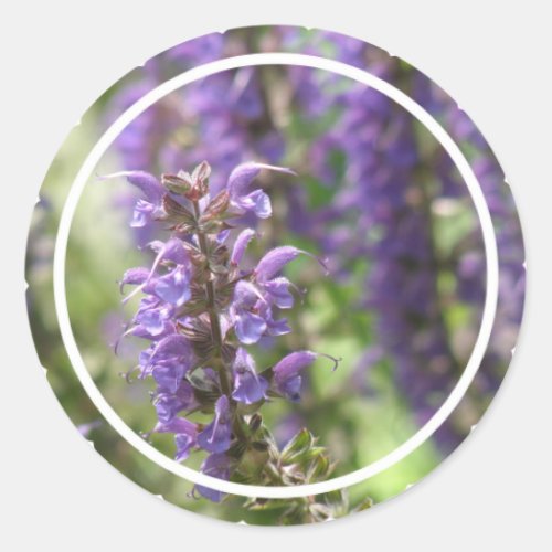 Lavender Flower Stickers