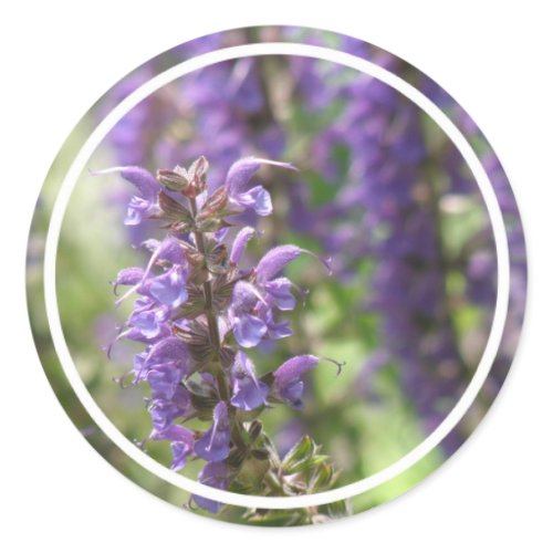 Lavender Flower Stickers