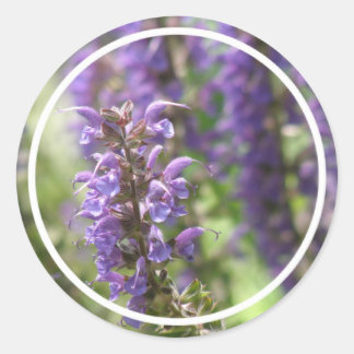 Lavender Flower Stickers