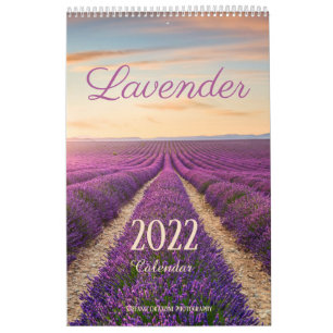Lavender Flowers Calendar 2022