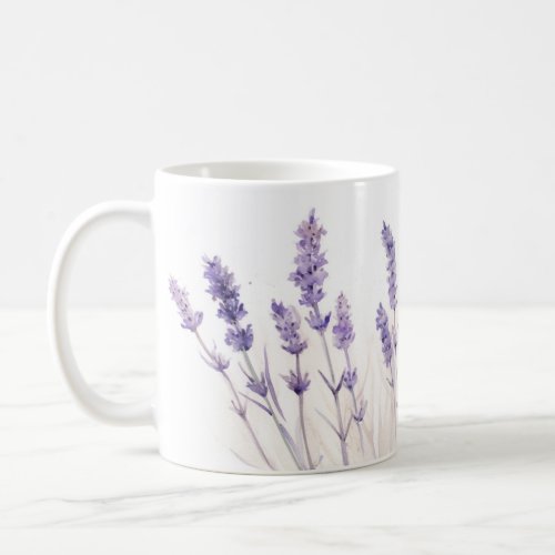 Lavender Flowers Coffee Mug