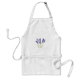 Lavender flowers french lavender adult apron