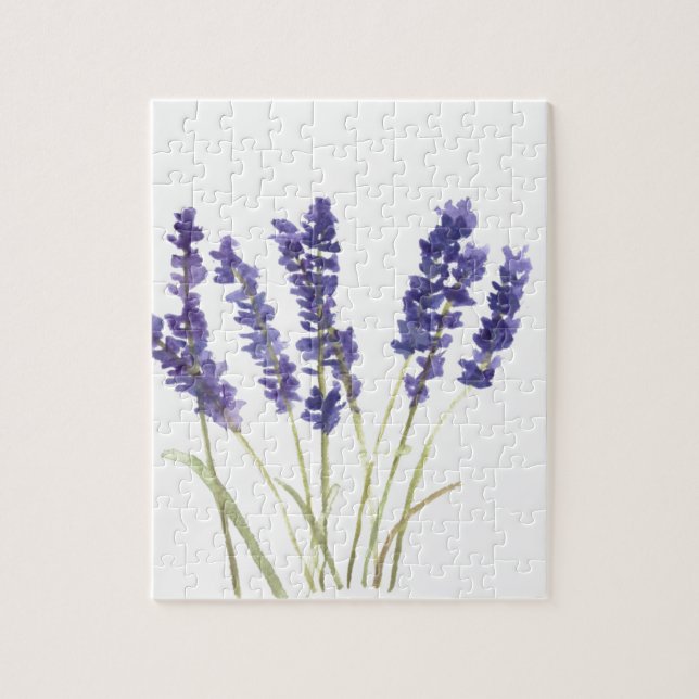 Lavender flowers french lavender jigsaw puzzle (Vertical)