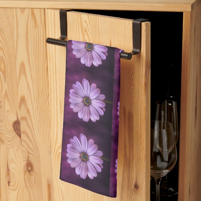 Lavender Flowers Kitchen Towel (Thirds Fold)