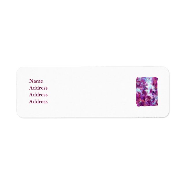 LAVENDER FLOWERS LABEL (Front)
