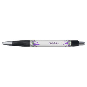 Lavender flowers pen