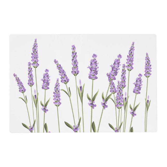 Lavender Flowers  Placemat (Front)