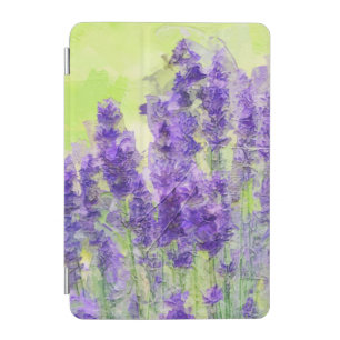 Lavender Flowers Purple Watercolor Floral iPad Mini Cover