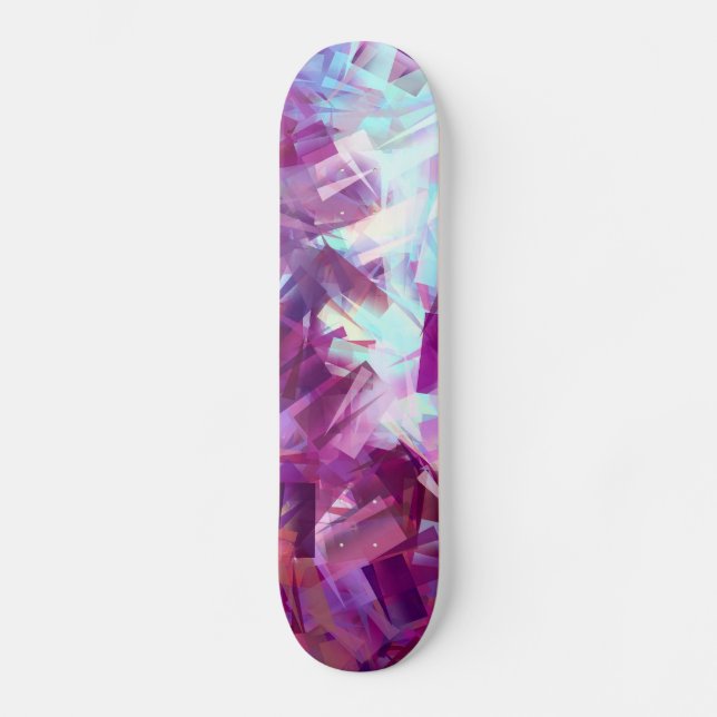 LAVENDER FLOWERS SKATEBOARD DECK (Front)
