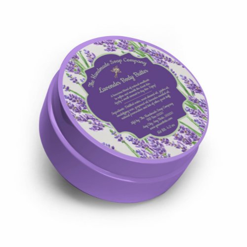 Lavender Flowers Soap and Cosmetics Label _ 1