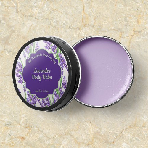 Lavender Flowers Soap and Cosmetics Label _ 2