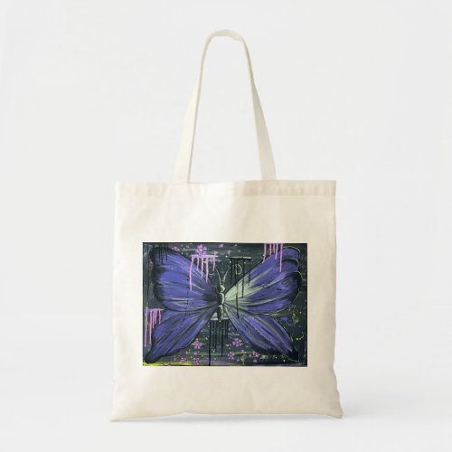 Lavender Flutter _ Tote Bag 