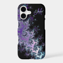 Lavender Fractal Sash Personalized iPhone 7 Case