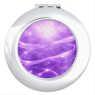Lavender Galaxy Glow Makeup Mirror