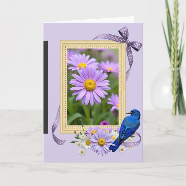 Lavender Garden Mothers Day Card (Front)