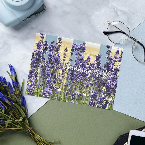 Lavender Garden Thinking of You Card