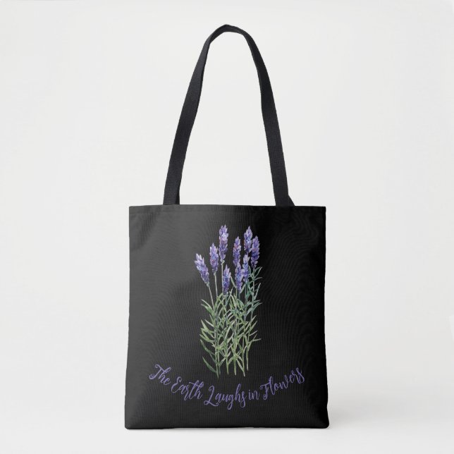 Lavender, gardening tote bag (Front)