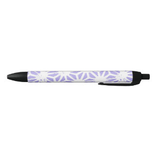 Lavender geometric pattern pen