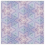 Lavender Geometric Star Maze Pattern Fabric