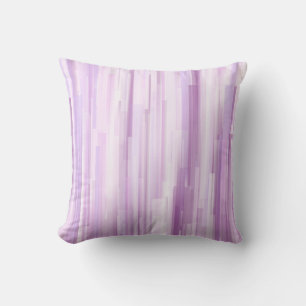 Lavender Geometric Stripe Throw Pillow