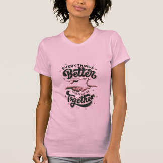 Lavender Girls T-shirt Better Together