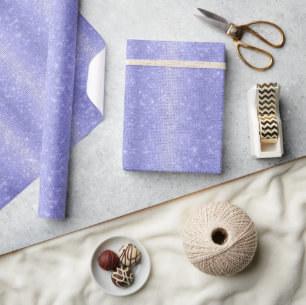 Lavender Glitter Pixel Sparkle Party Wrapping Paper
