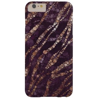 Lavender/Gold Zebra Bling iPhone6 Plus case Barely There iPhone 6 Plus Case