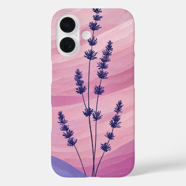 Lavender Gradient Case-Mate iPhone Case (Back)
