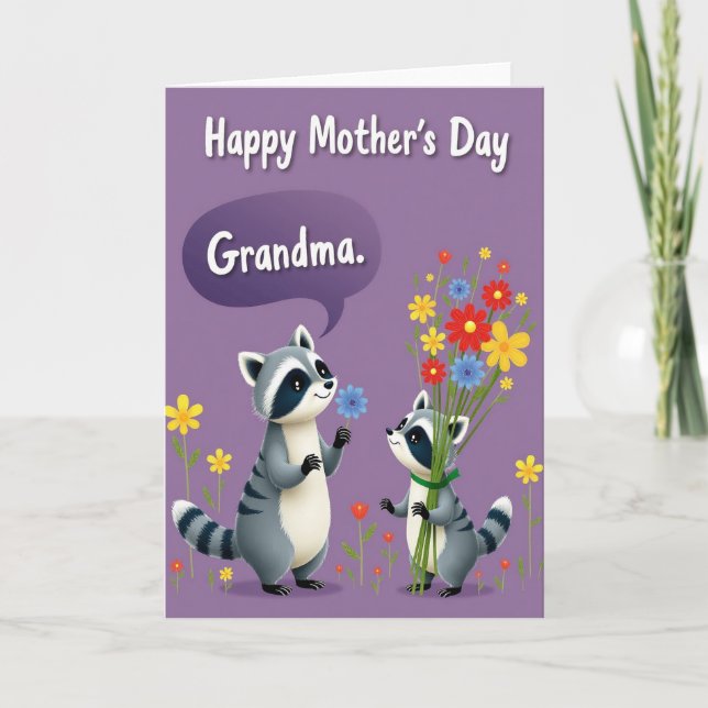Lavender Grandmas Day Card (Front)