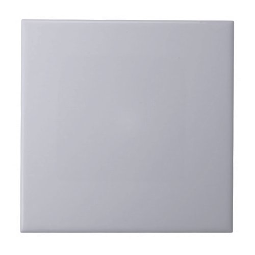 Lavender Gray Solid Color Ceramic Tile