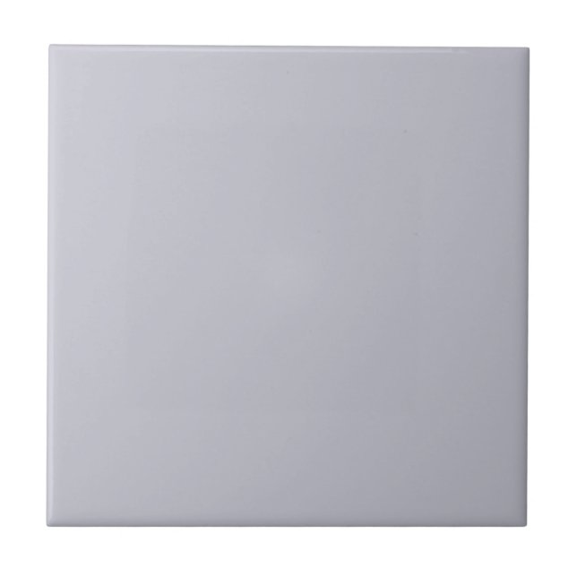Lavender Gray Solid Color Ceramic Tile (Front)