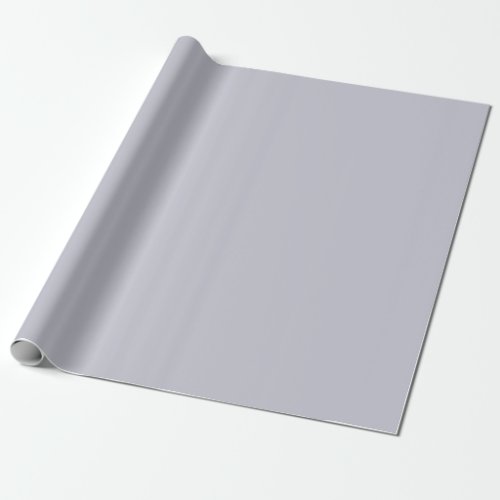 Lavender Gray Solid Color Wrapping Paper